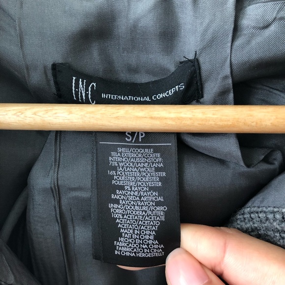 Gossip Girl Inspired Grey Wool Cropped Cloak - Picture 5 of 7